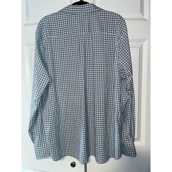Vineyard Vines Men's XL gray and white  Check Long Sleeve Button-Up Shirt - Picture 6 of 6